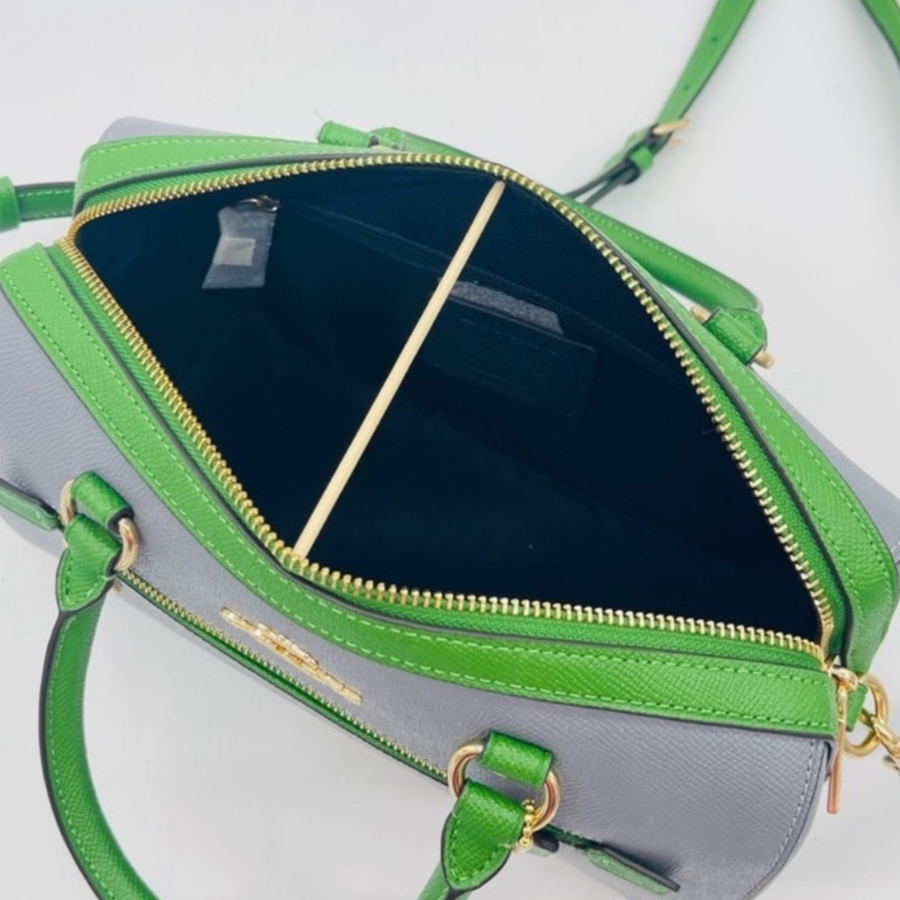 Coach Rowan Satchel Crossbody In Colorblock - Picture 9 of 12